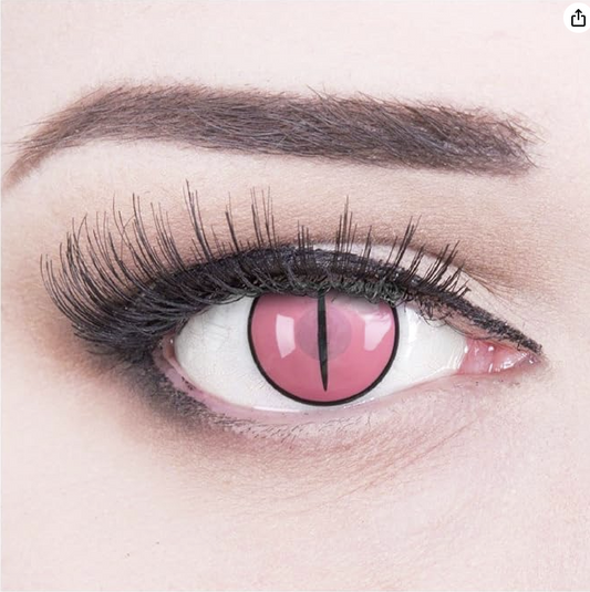 Halloween Cat-look Lenzen Roze
